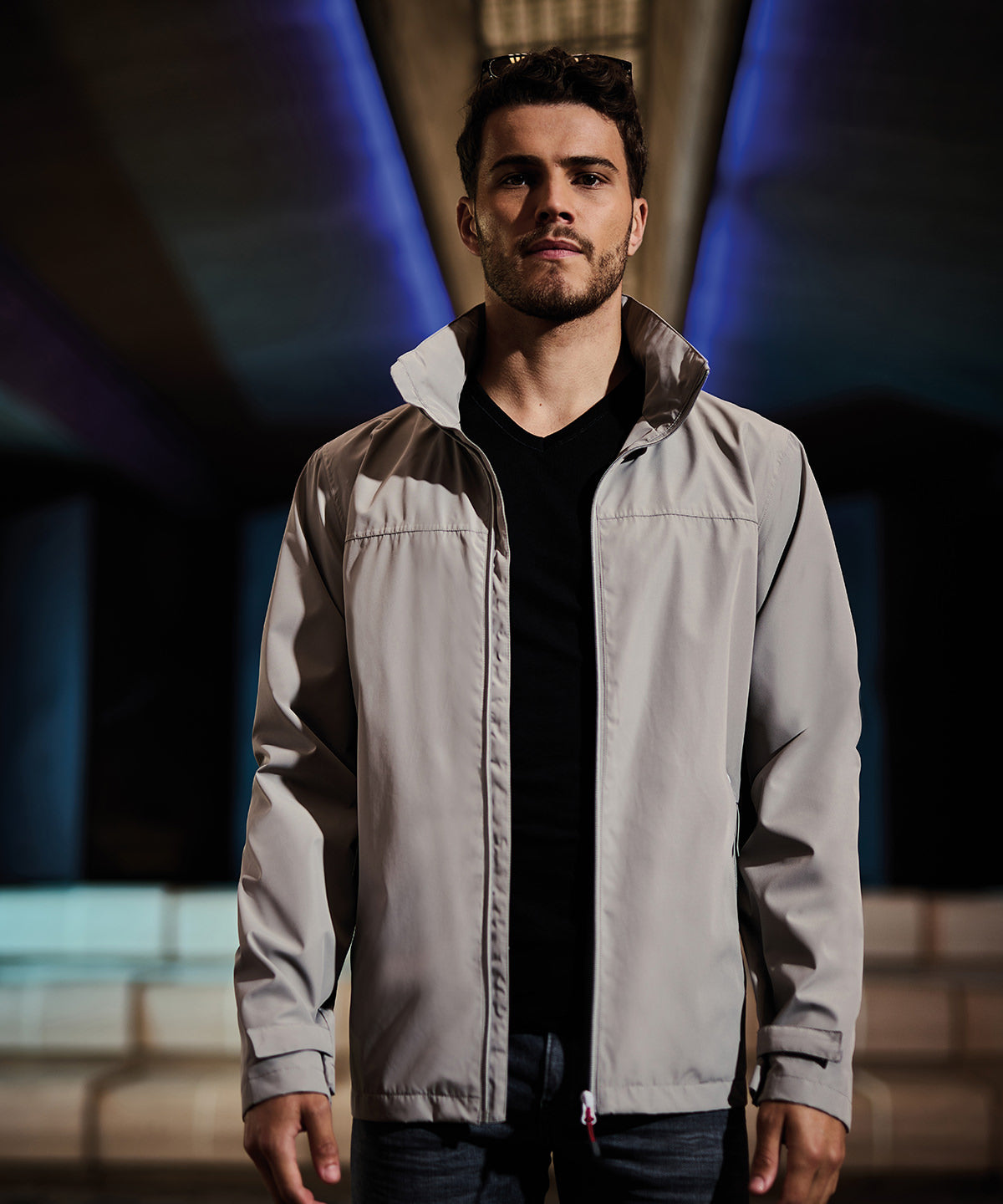 Ascender waterproof shell jacket | black/mineral grey