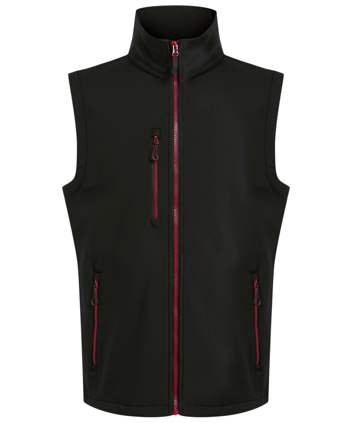 Navigate 2-layer softshell bodywarmer | black/classic red