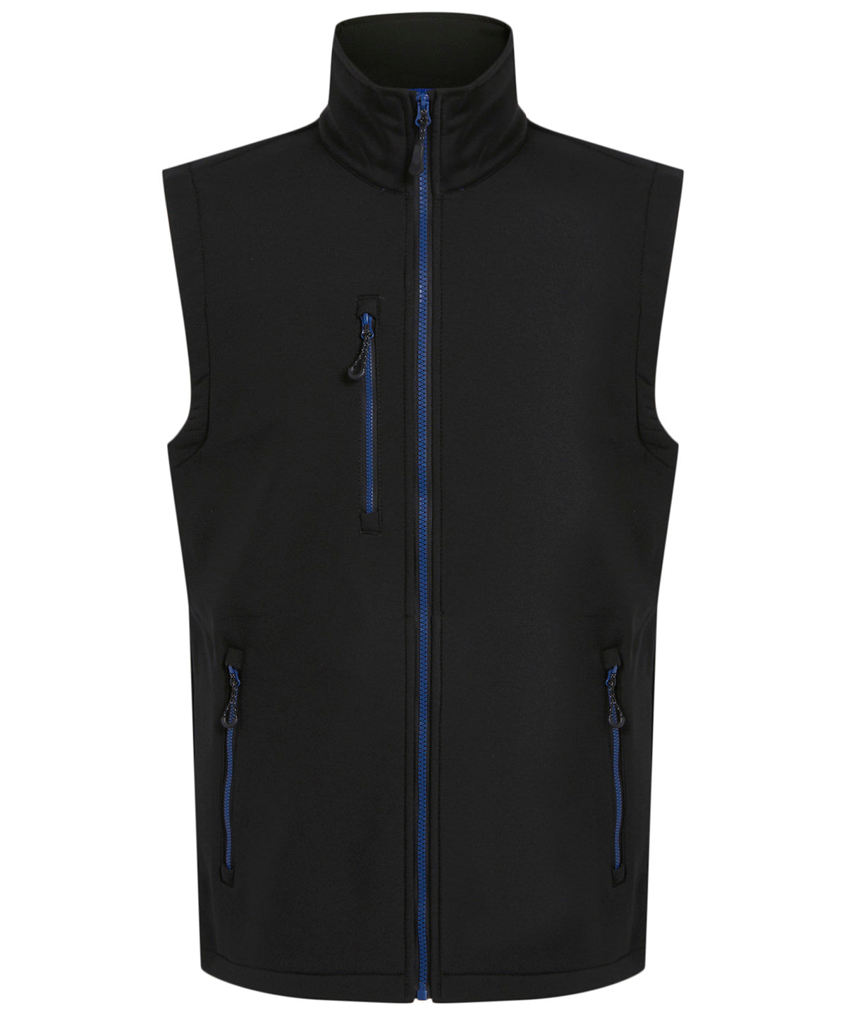 Navigate 2-layer softshell bodywarmer | black/new royal