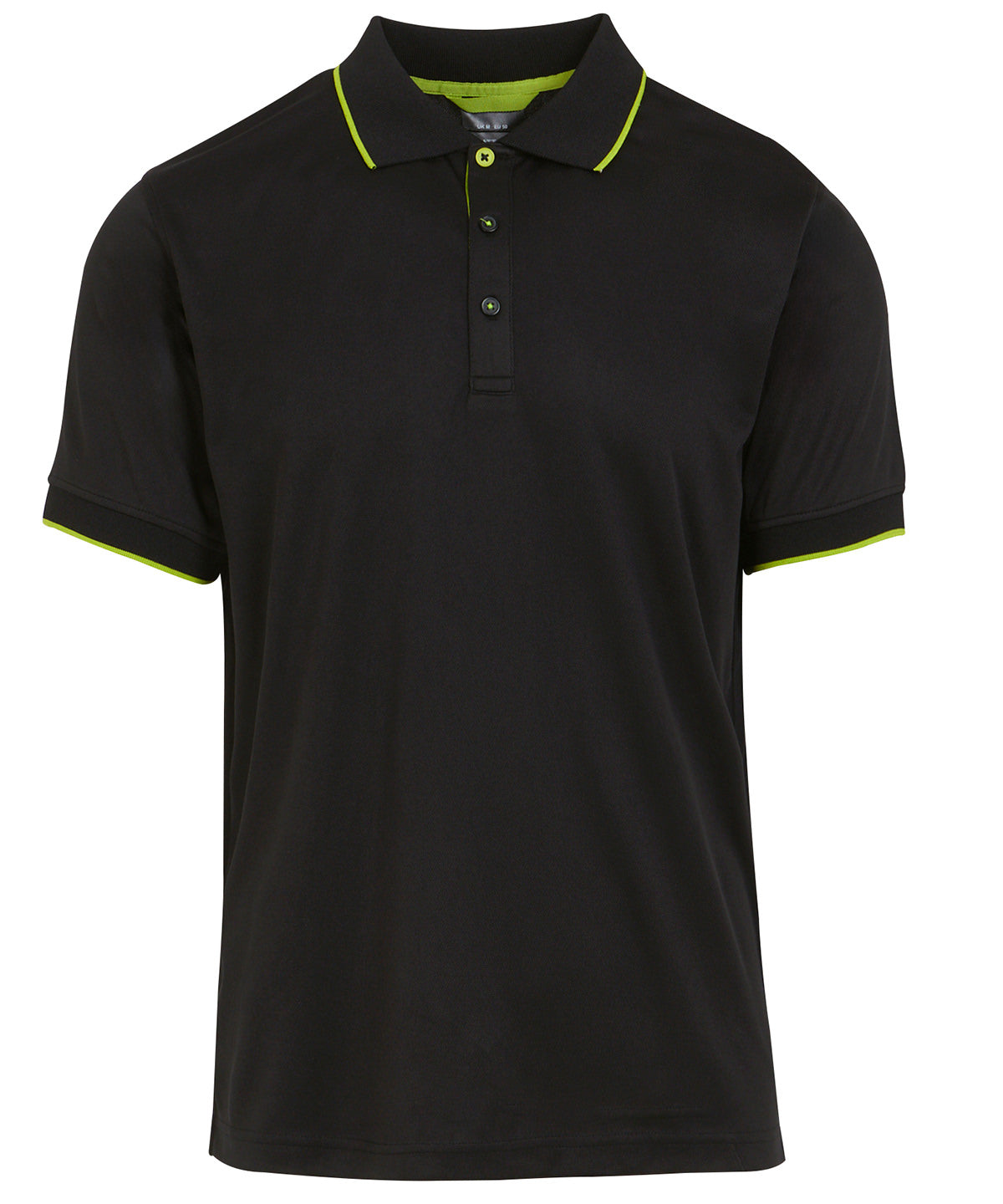 Navigate short sleeve polo | black/lime