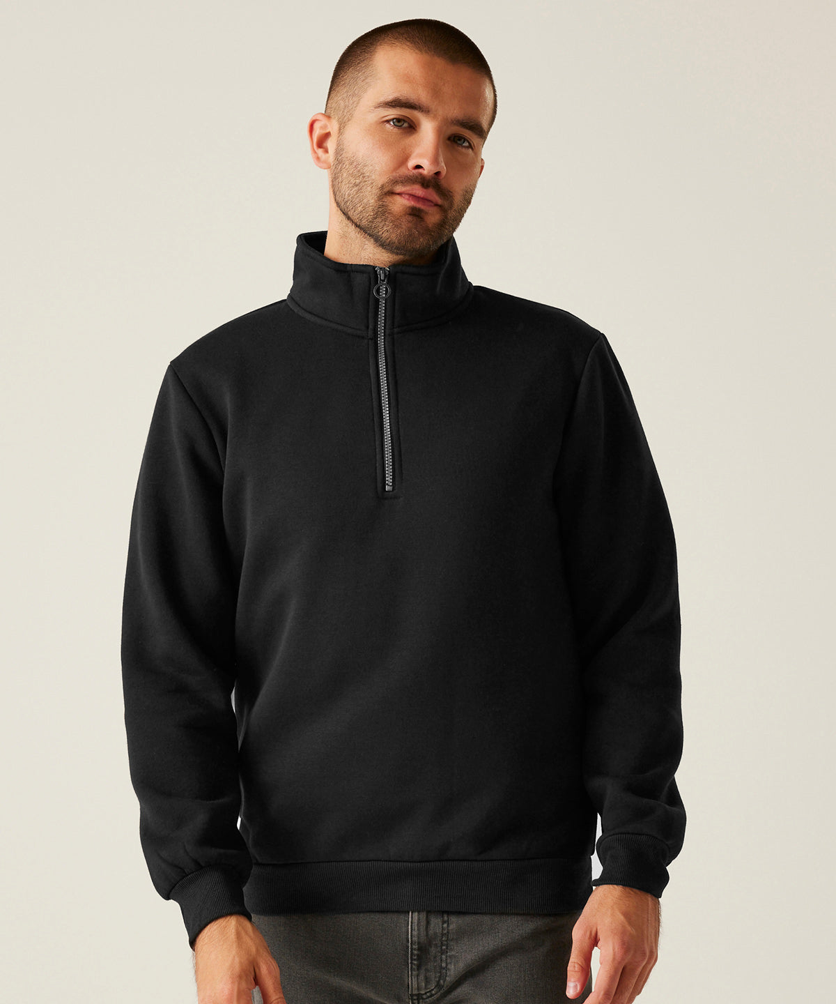 Pro -zip sweatshirt | seal grey