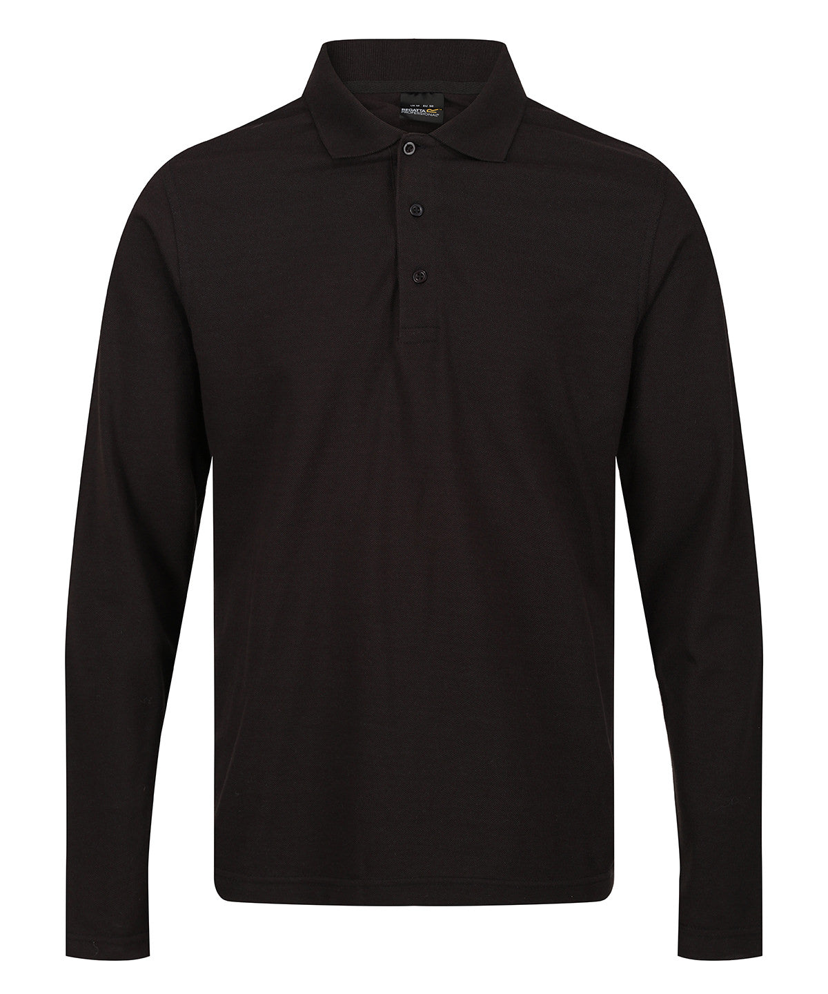 Pro 65/35 long sleeve polo | black