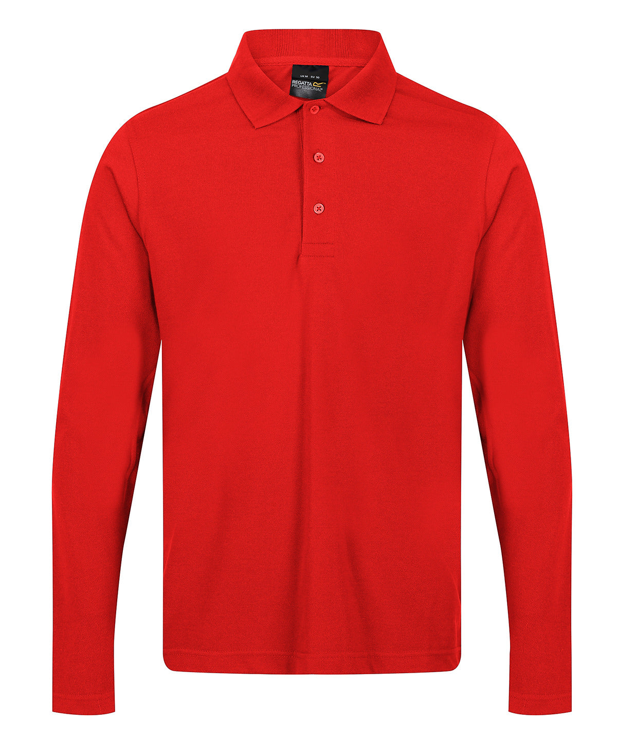 Pro 65/35 long sleeve polo | classic red