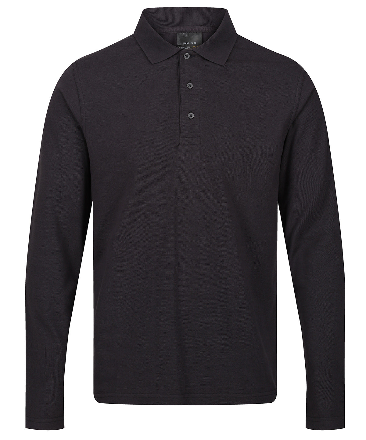 Pro 65/35 long sleeve polo | seal grey