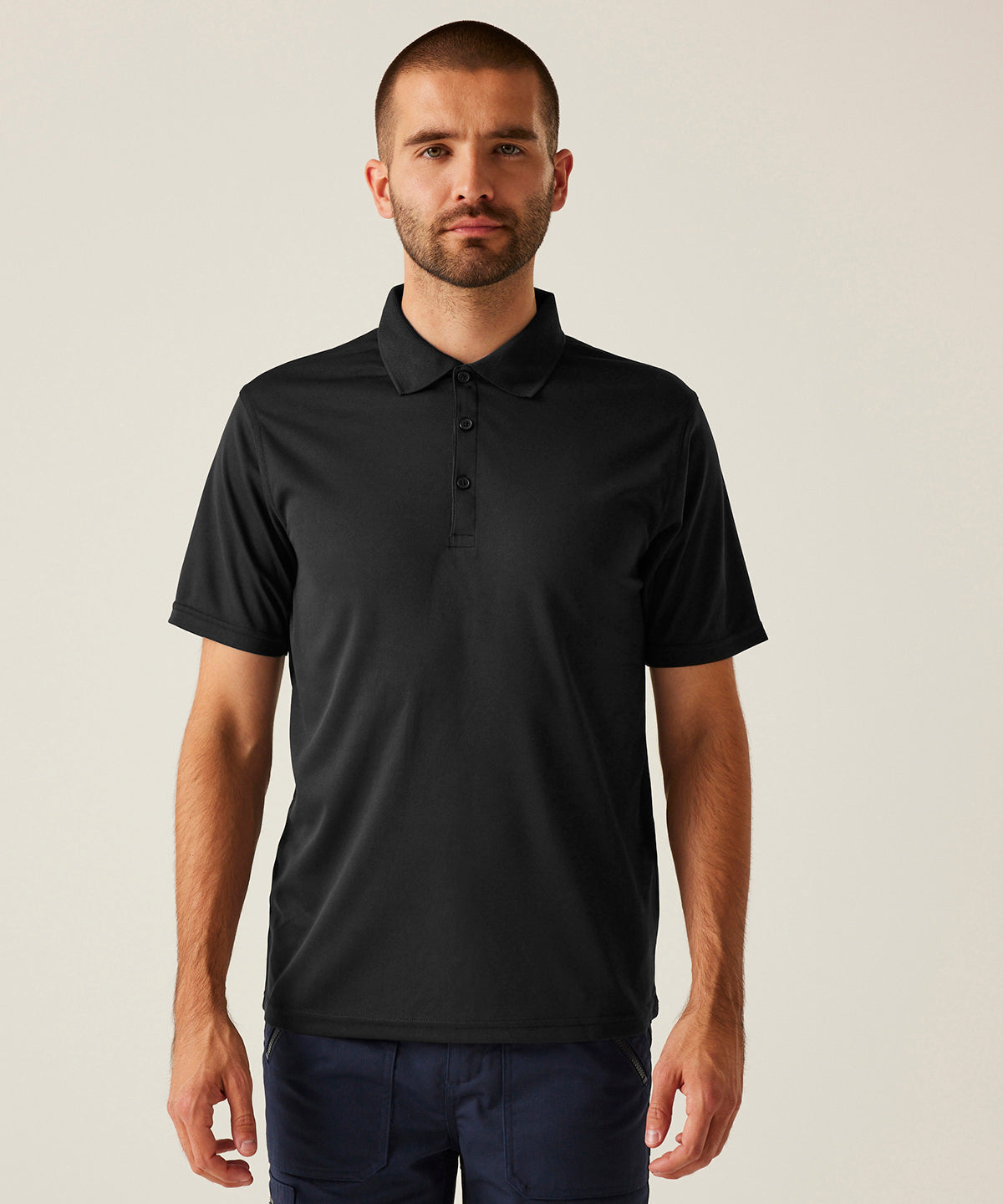 Pro wicking polo | black