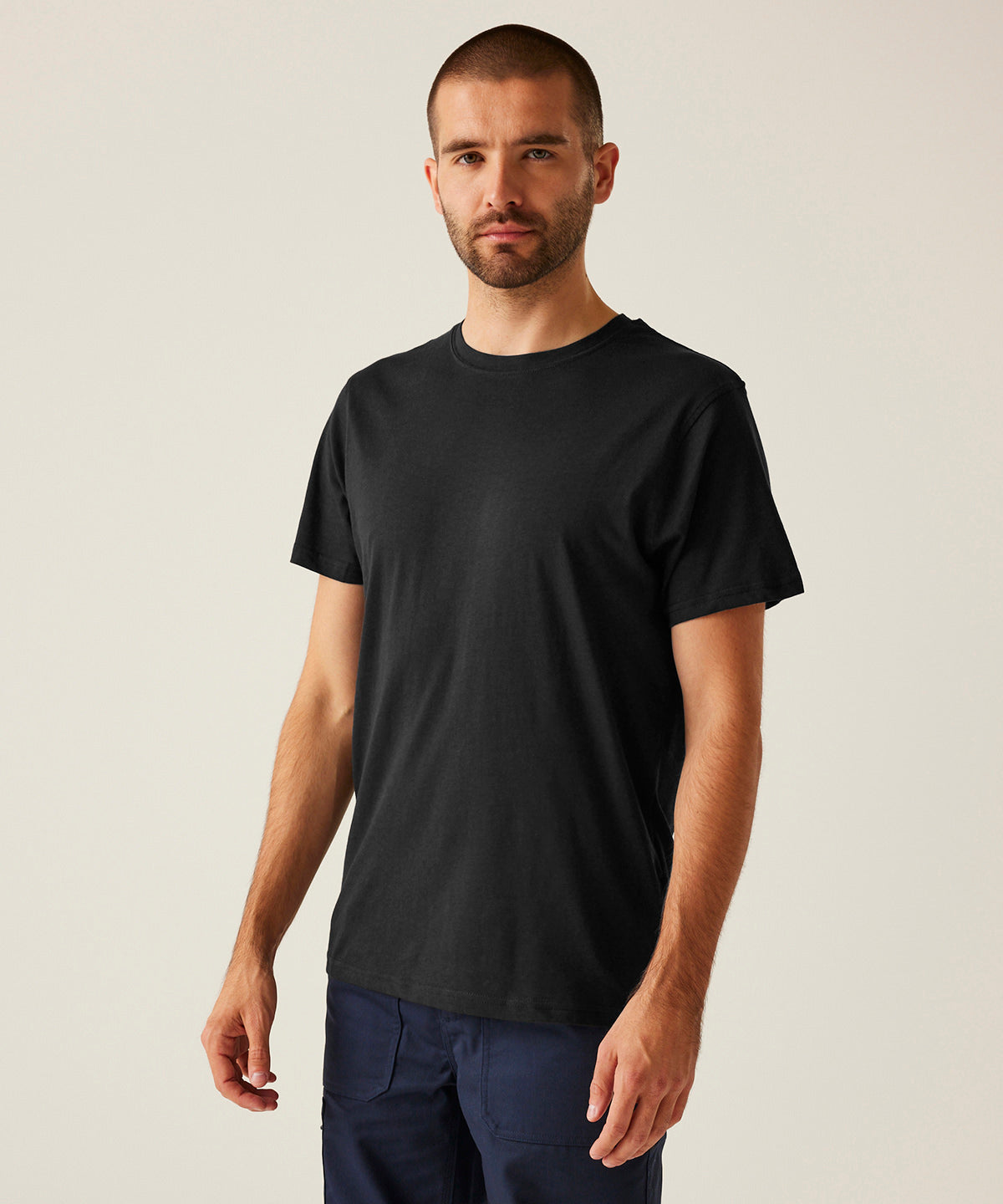 Pro soft-touch cotton t-shirt | black