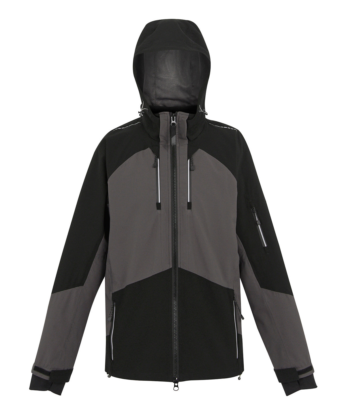 4-Tex stretch waterproof shell jacket | slate grey/black