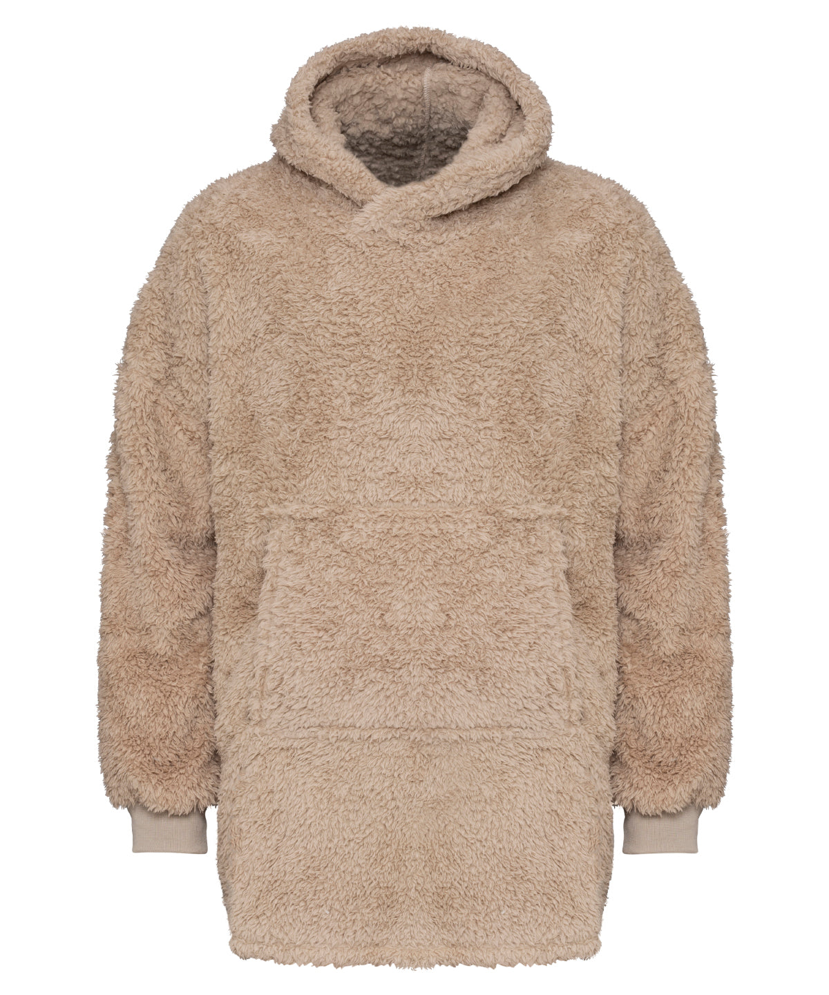 The Ribbon teddy bear fabric hoodie | natural