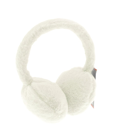 Faux fur earmuffs | ecru