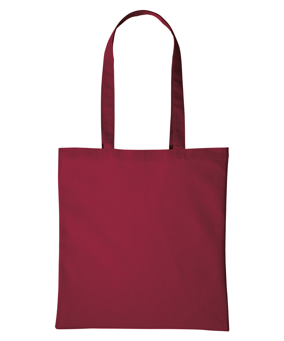 Cotton shopper long handle | hot red