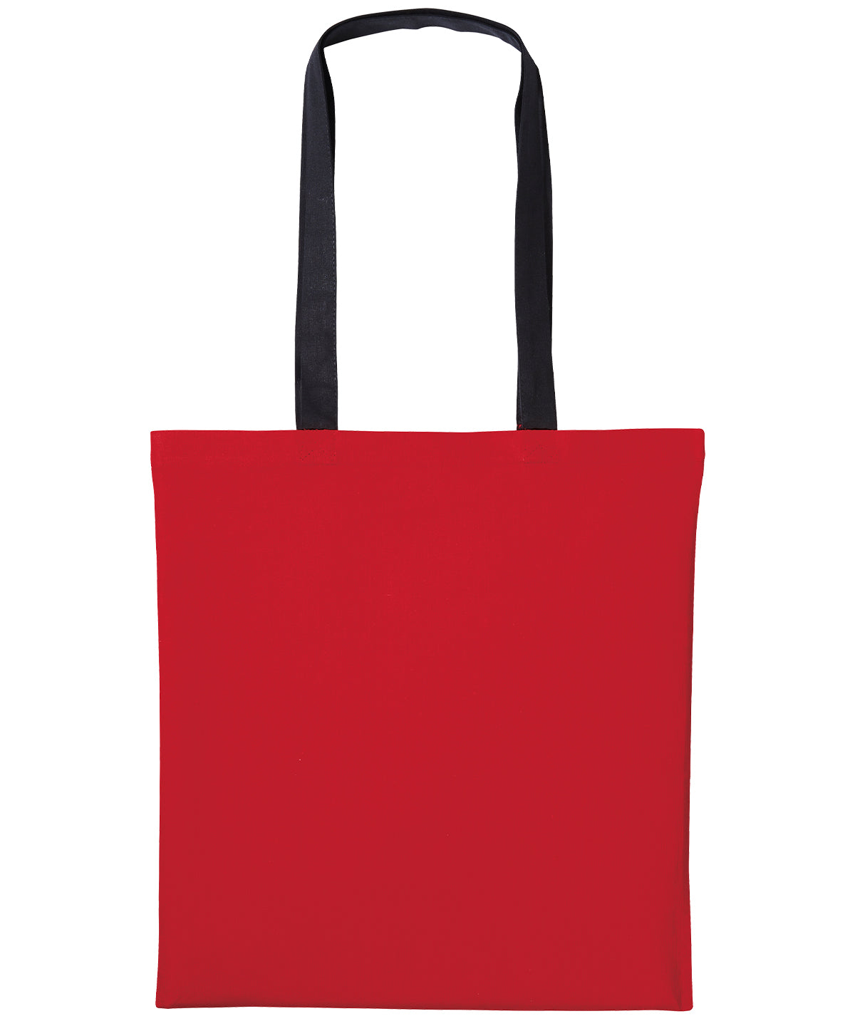 Varsity cotton shopper long handle | fire red/black