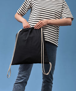 Gymsac with cords | black/natural