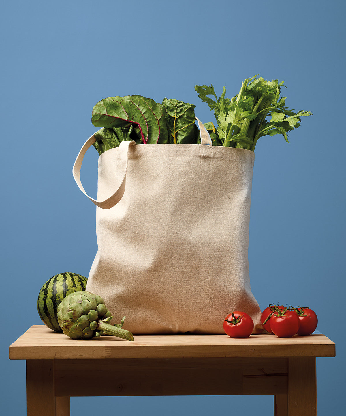 Recycled premium canvas shopper | natural