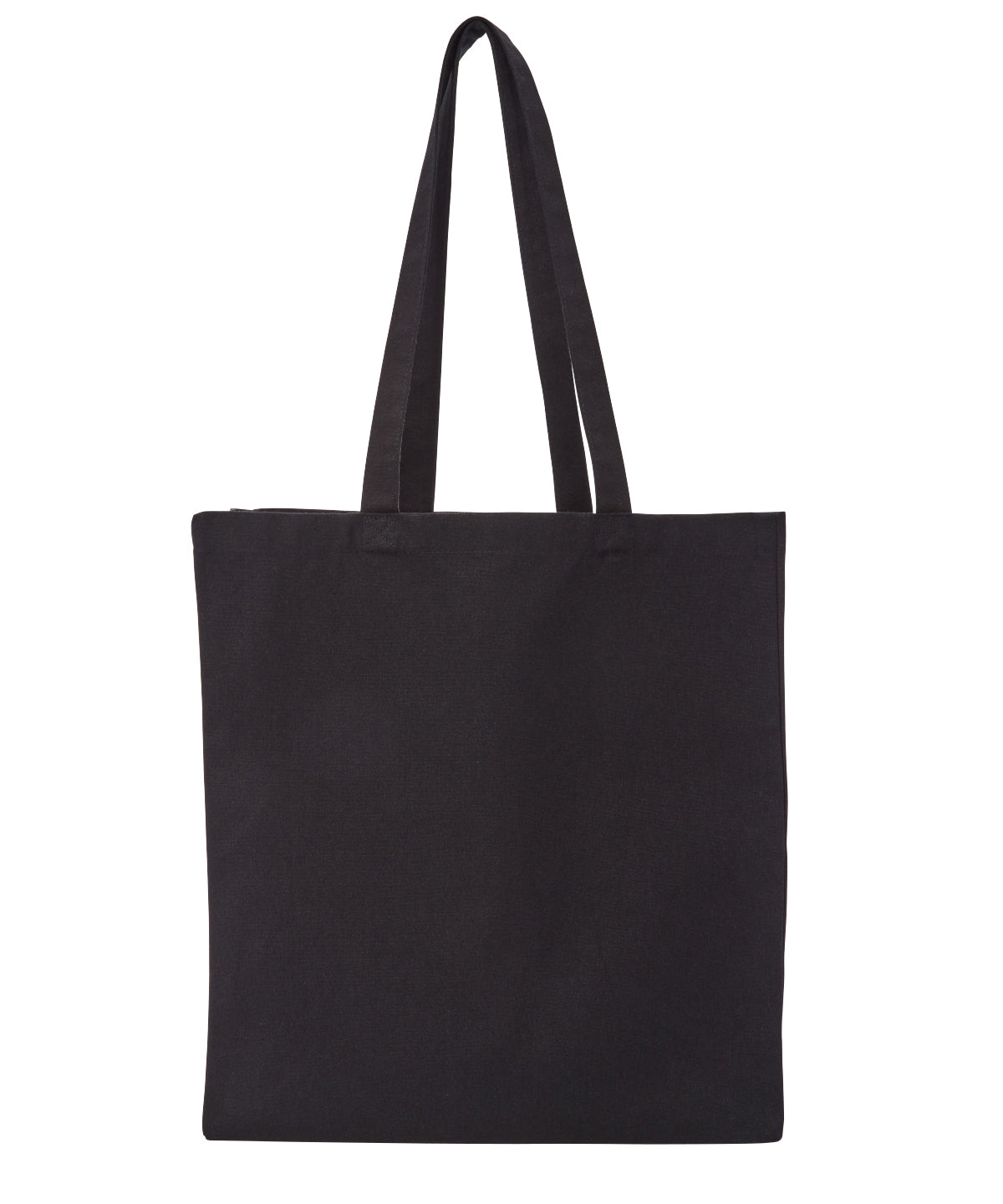 Recycled premium canvas spacious shopper | Black