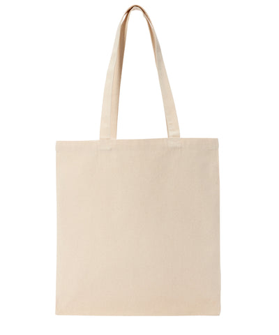 Recycled premium canvas spacious shopper | natural