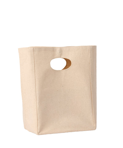 Recycled premium canvas lunch bag | natural