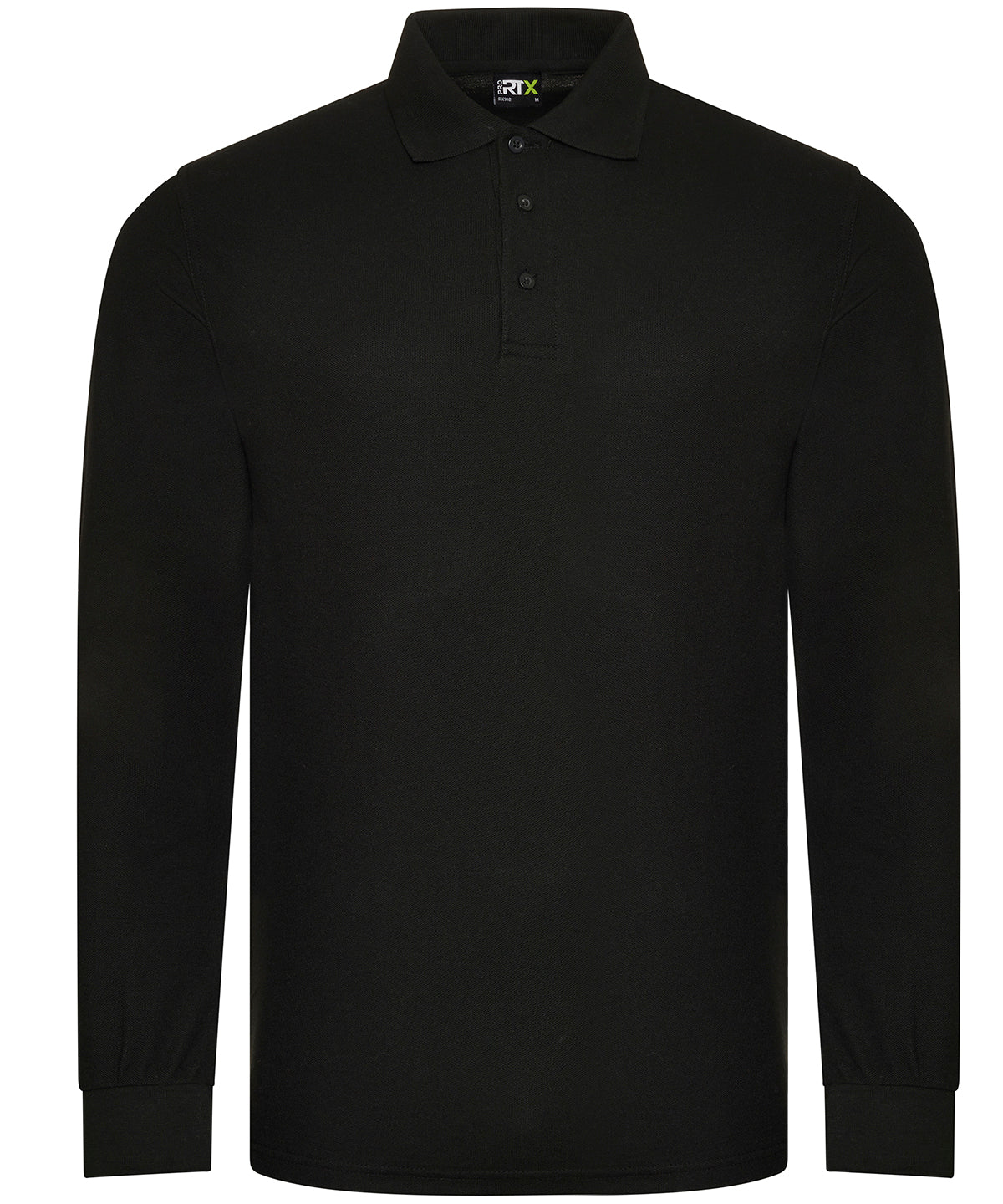 Pro long sleeve polo | black