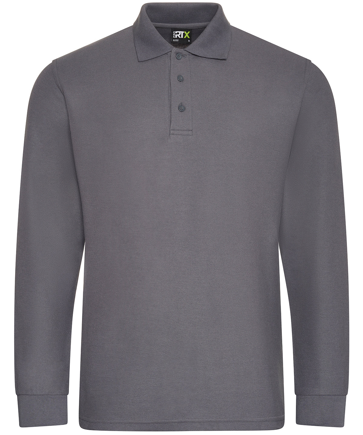 Pro long sleeve polo | solid grey