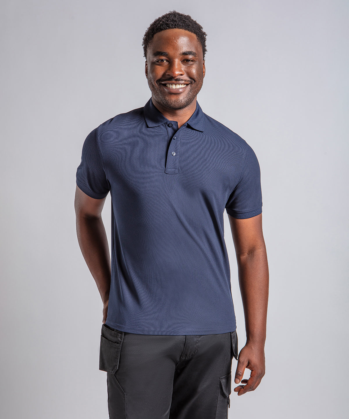 Pro wicking polo | black