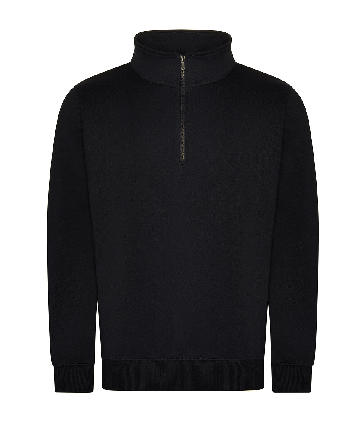 Pro -neck zip sweatshirt | black