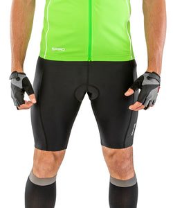 Padded bikewear shorts | black