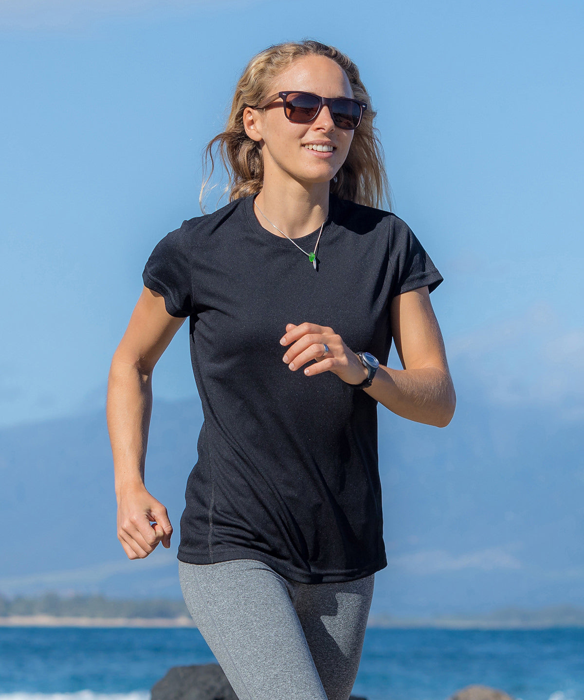 Womens Spiro quick-dry short sleeve t-shirt | white
