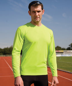 Spiro quick-dry long sleeve t-shirt | black