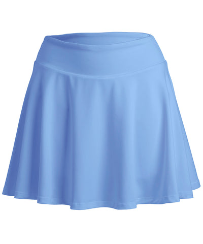 Spiro recycled womens fitness skort | dusky blue
