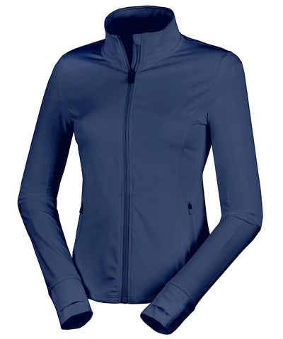 Spiro recycled womens fitness jacket | navy