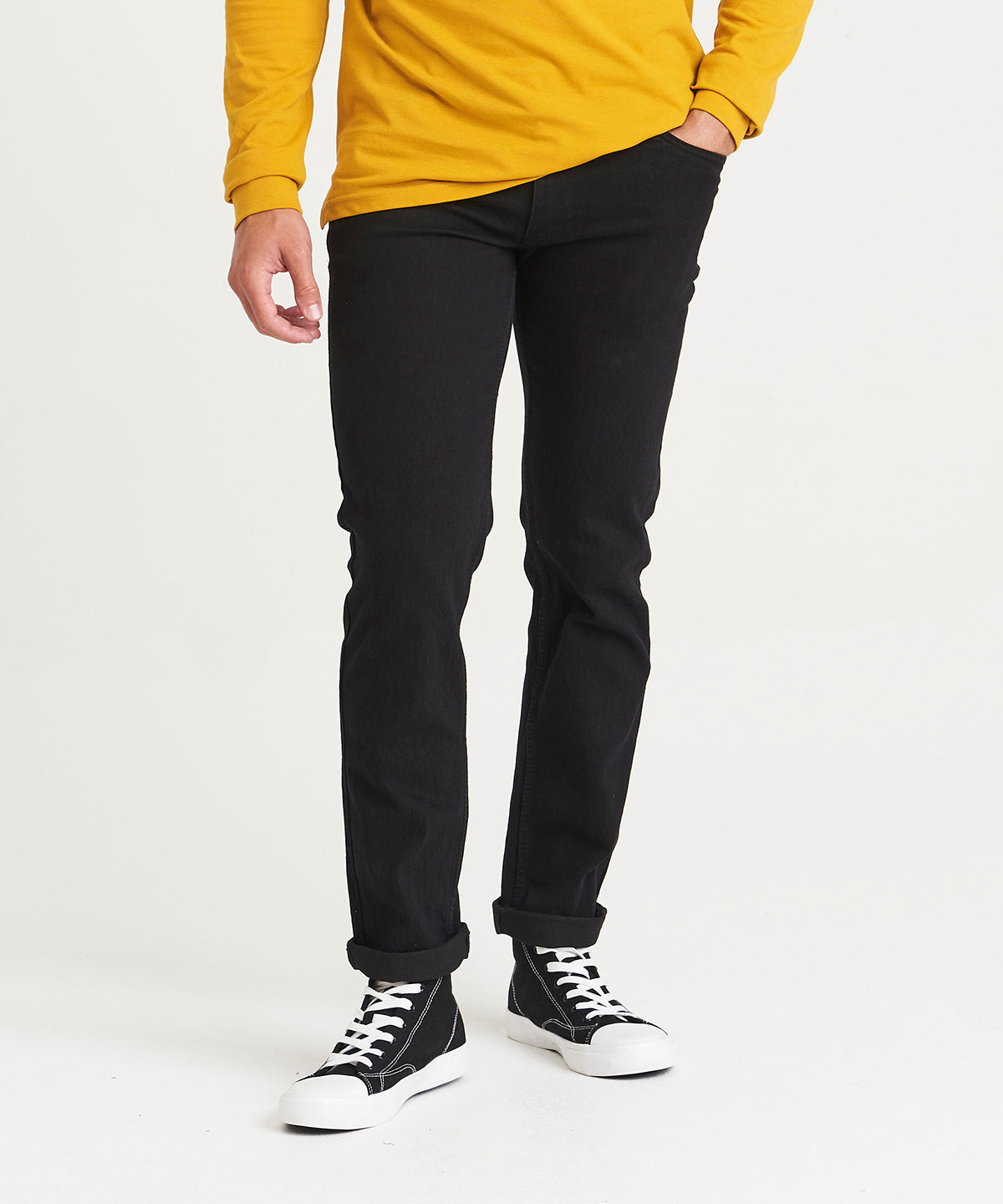 Leo straight jeans | black
