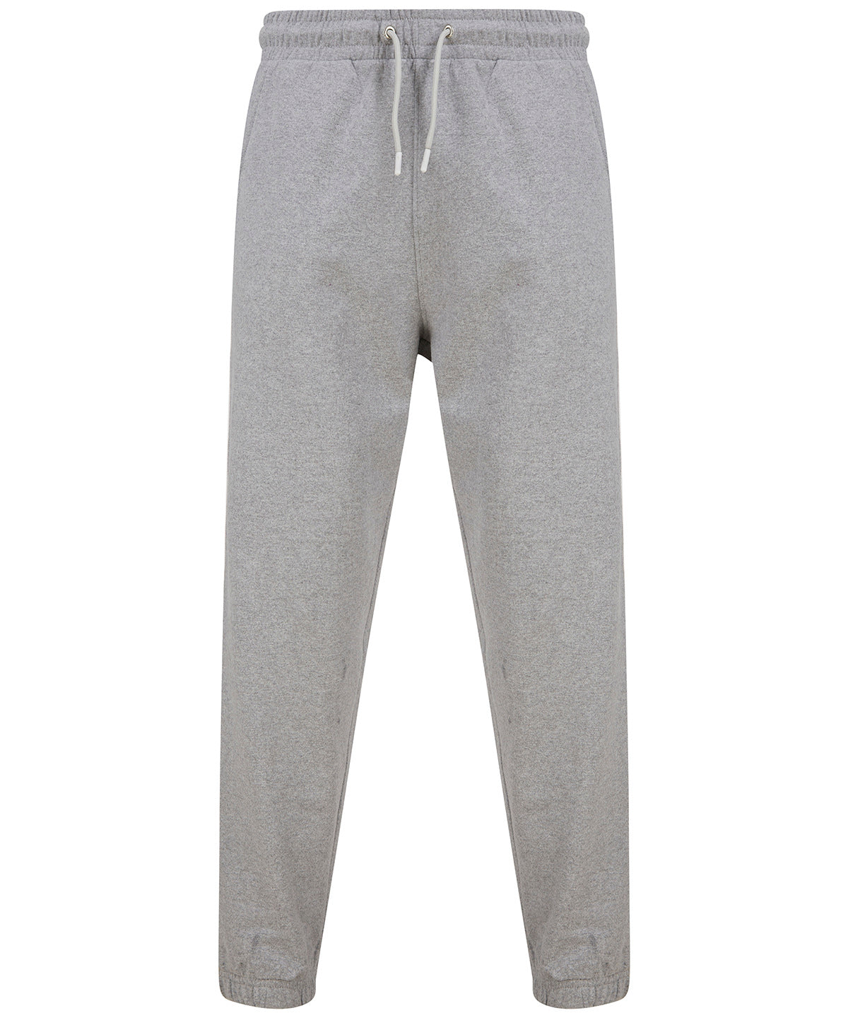 Unisex sustainable fashion cuffed joggers | heather grey