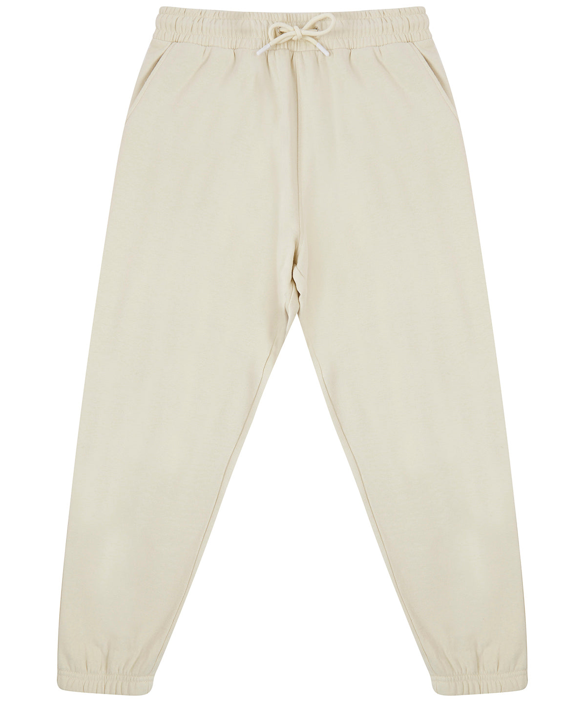 Unisex sustainable fashion cuffed joggers | light stone