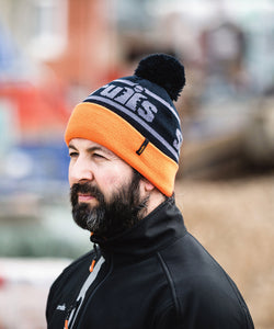 Trade bobble hat | black/orange