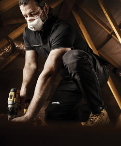 Worker plus trousers | black