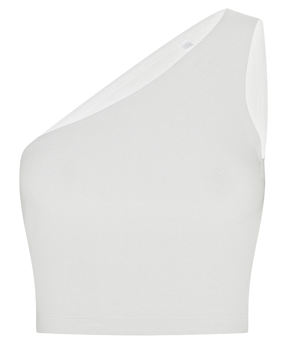 Womens one-shoulder top | white