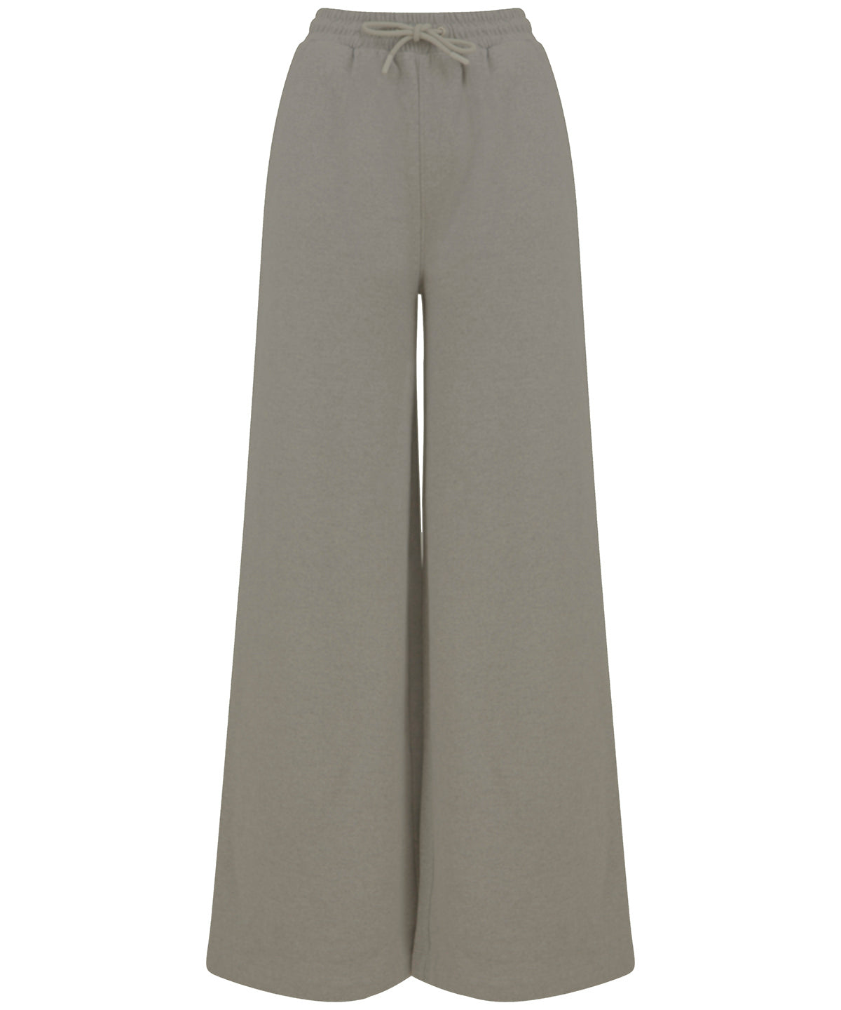 Womens sustainable fashion wide leg joggers | khaki