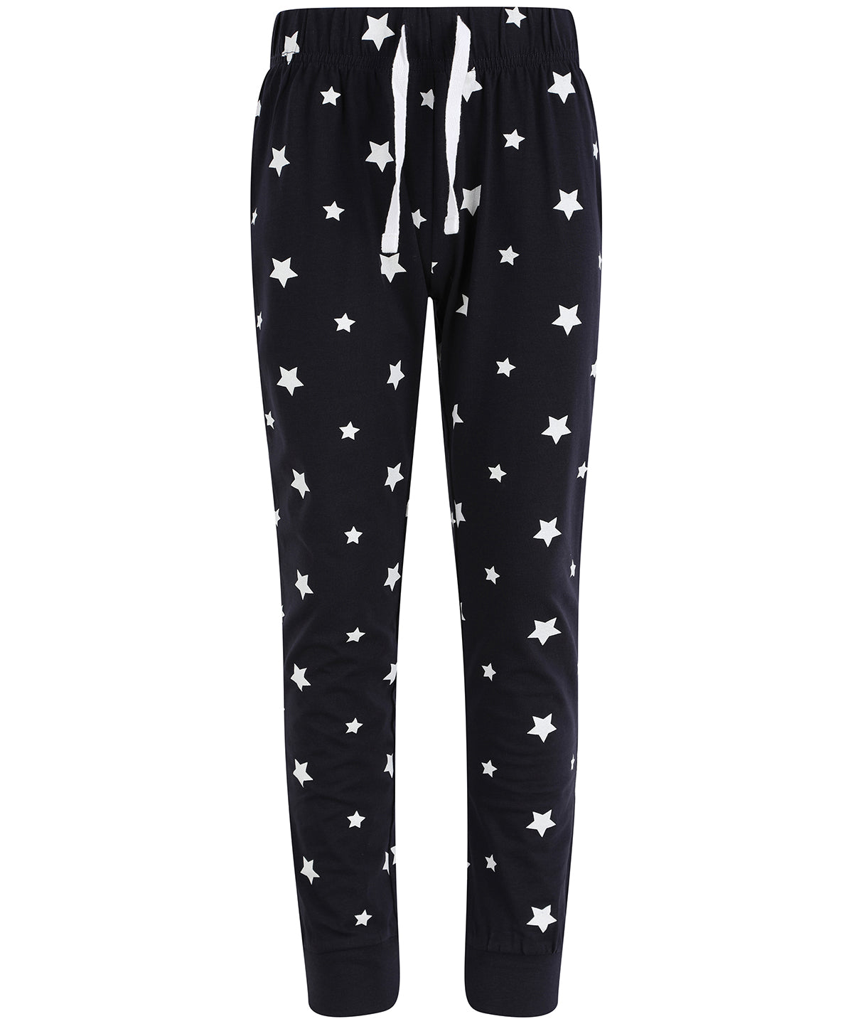 Kids cuffed lounge pants | navy/white stars