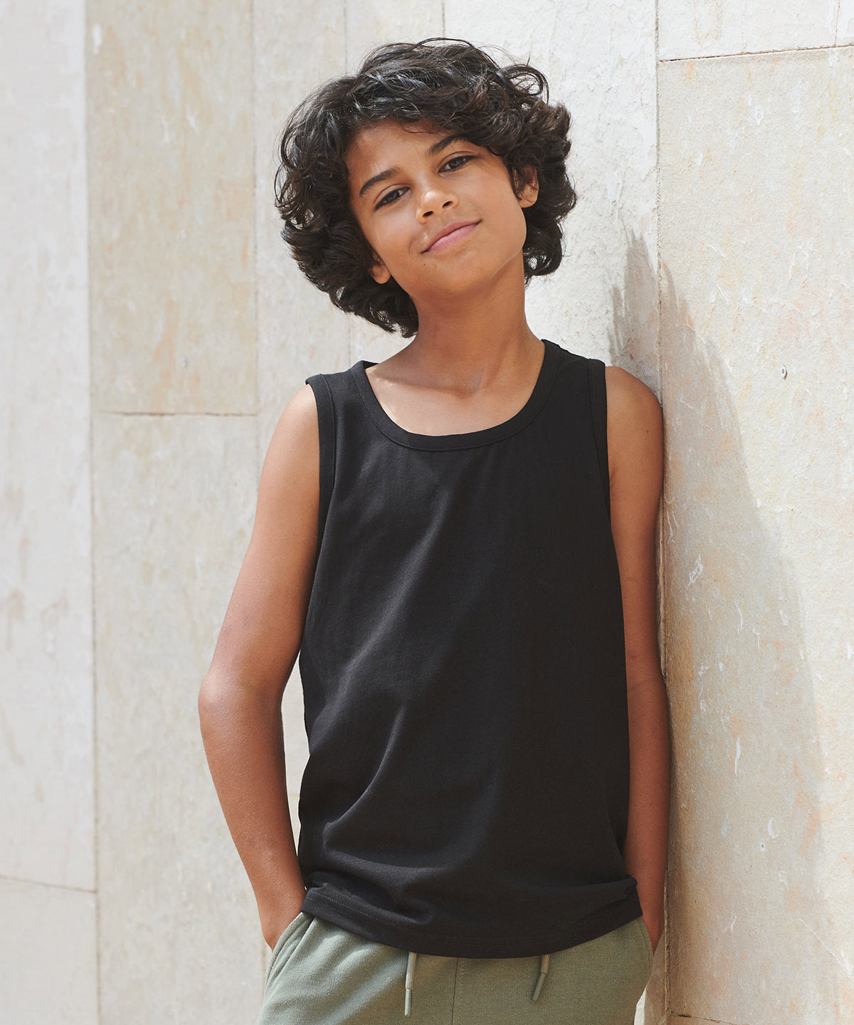 Kids feel-good stretch vest | white