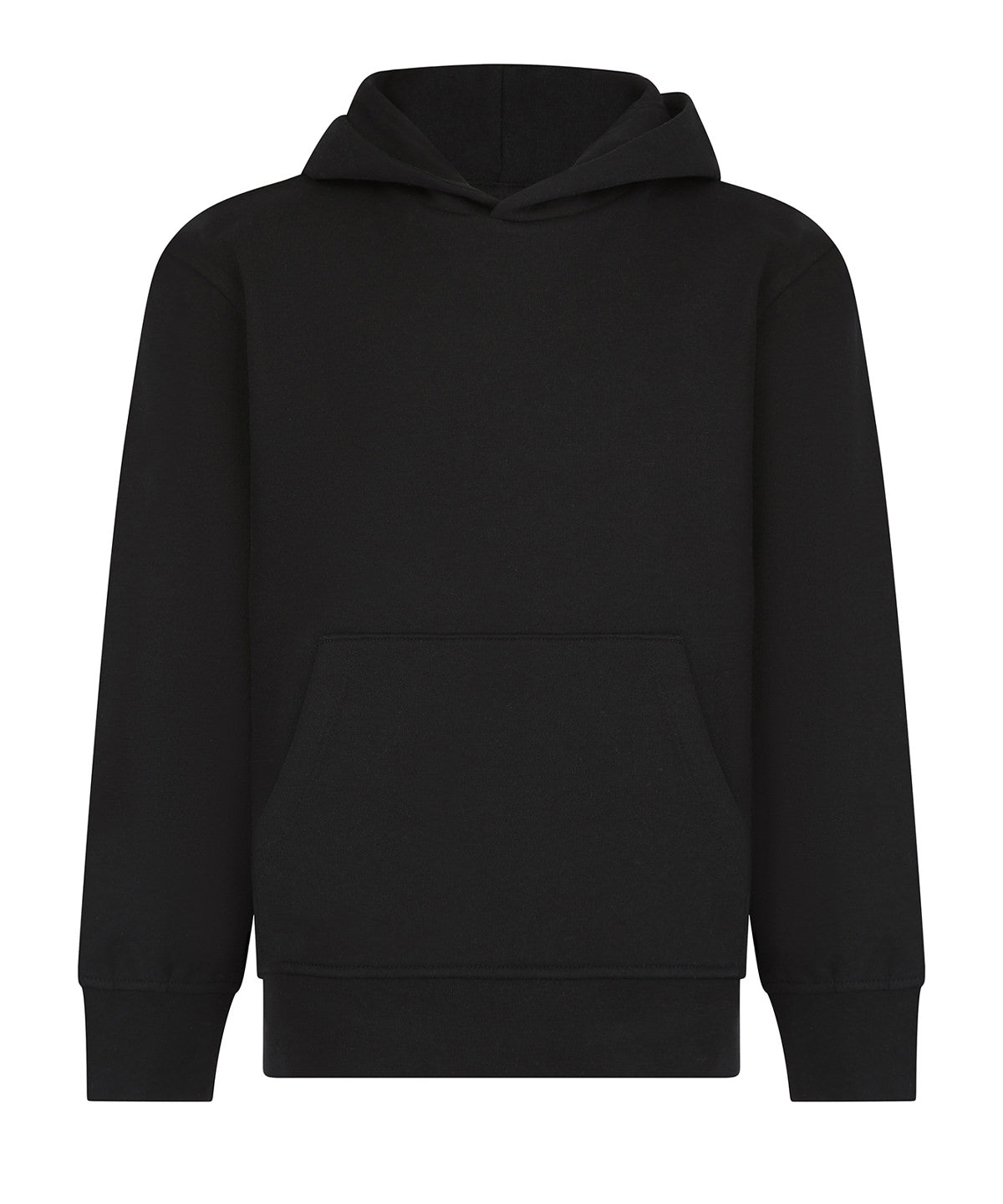 Kids sustainable fashion hoodie | Black