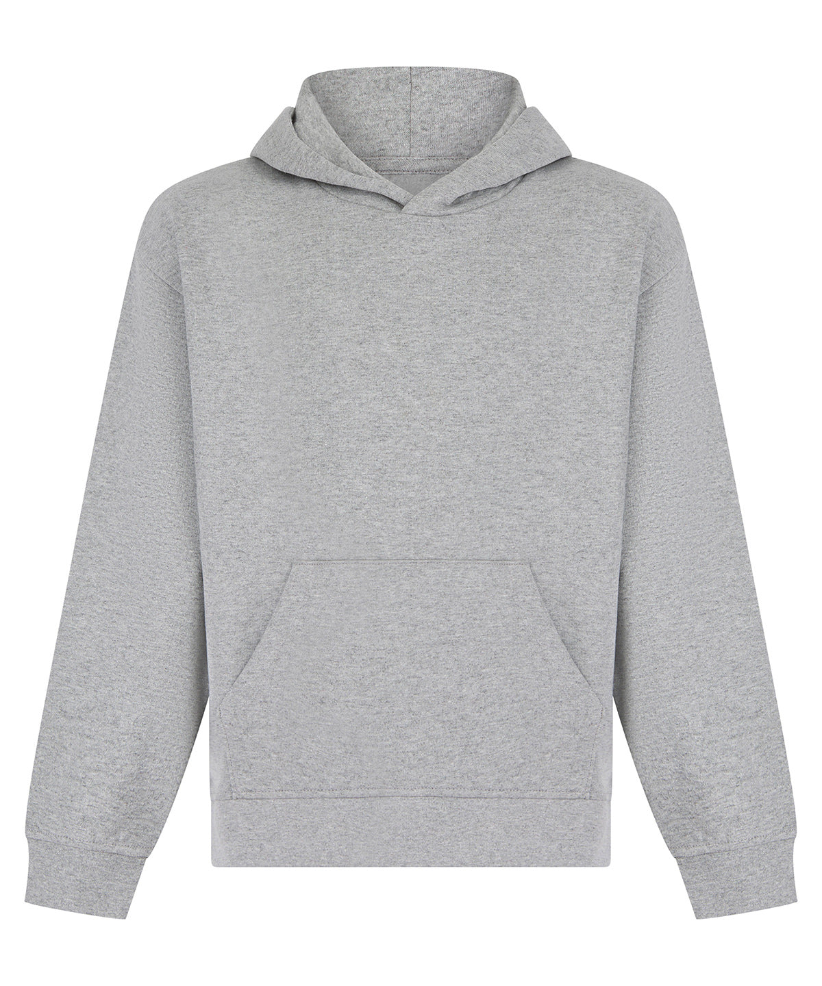Kids sustainable fashion hoodie | heather grey