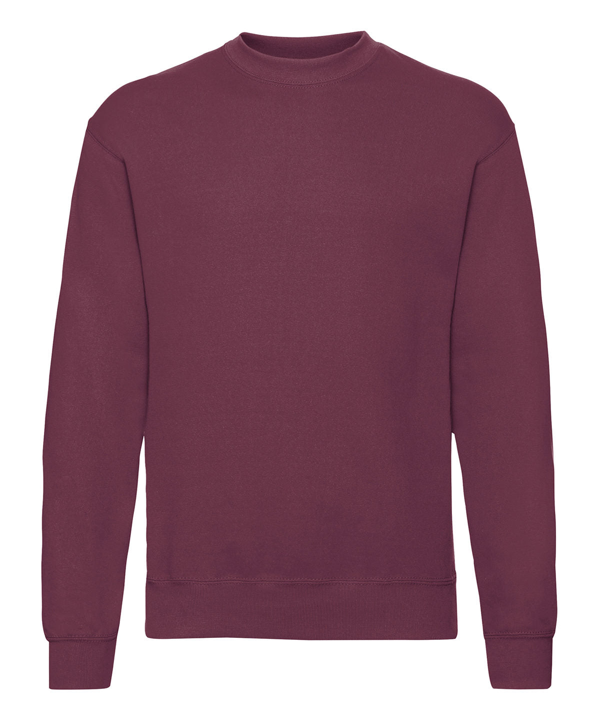 Classic 80/20 set-in sweatshirt | burgundy