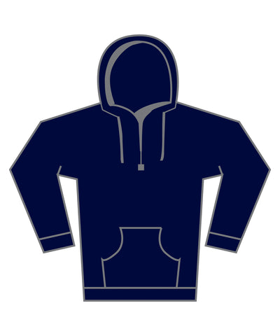 Supercotton hooded sweatshirt | deep navy