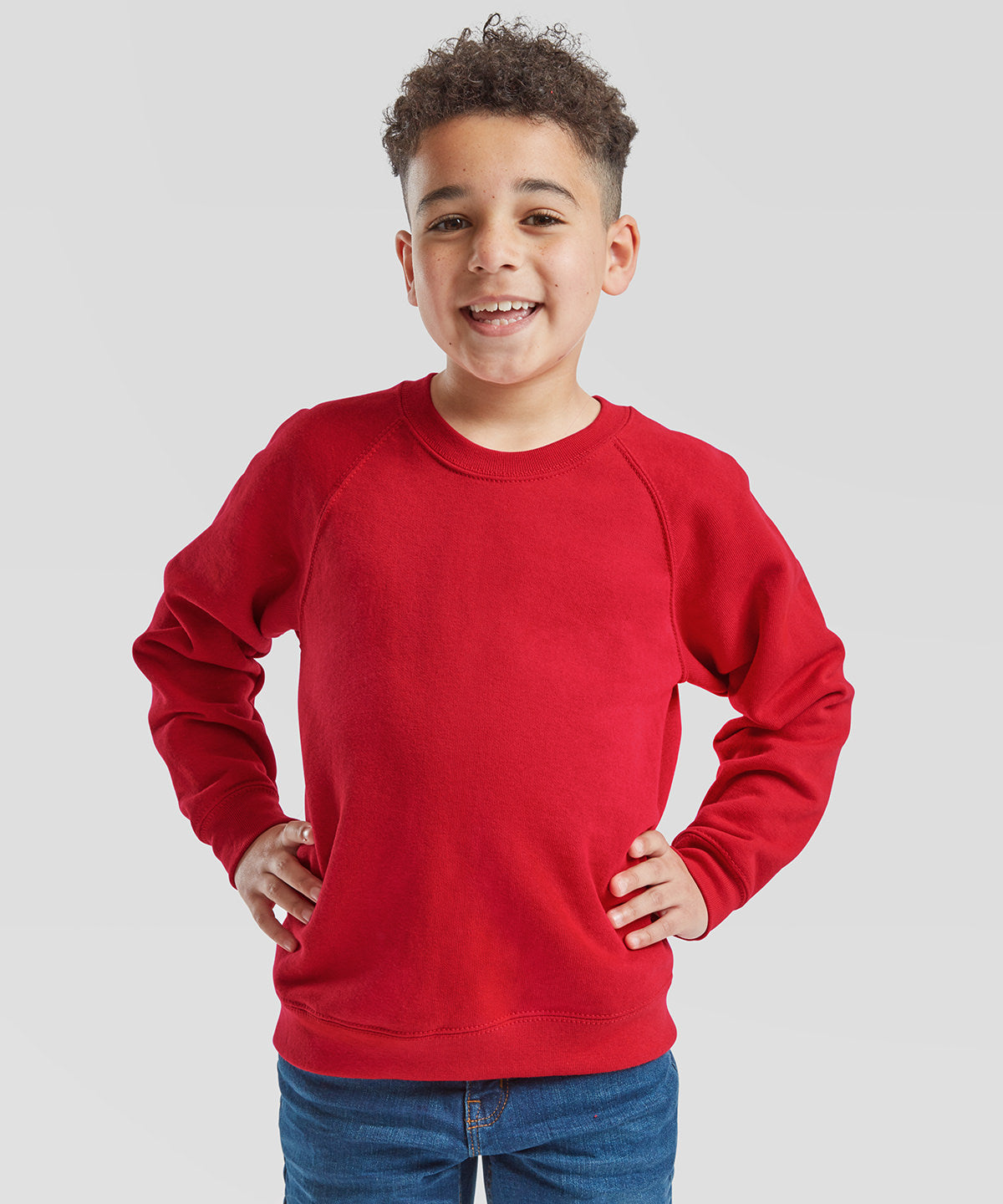 Kids classic raglan sweatshirt | black