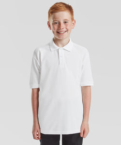 Kids 65/35 piqu polo | black