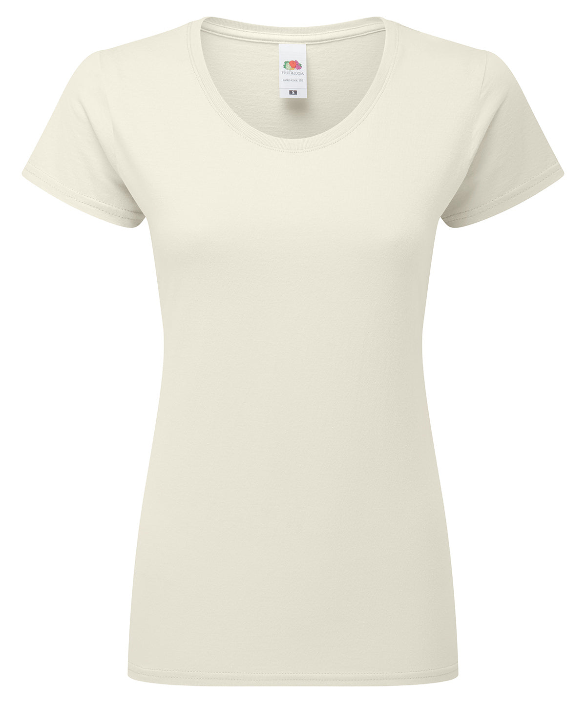 Womens Iconic 195 ringspun premium t-shirt | natural