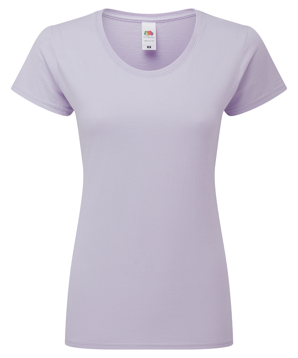 Womens Iconic 195 ringspun premium t-shirt | soft lavender