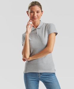 Womens premium polo | black