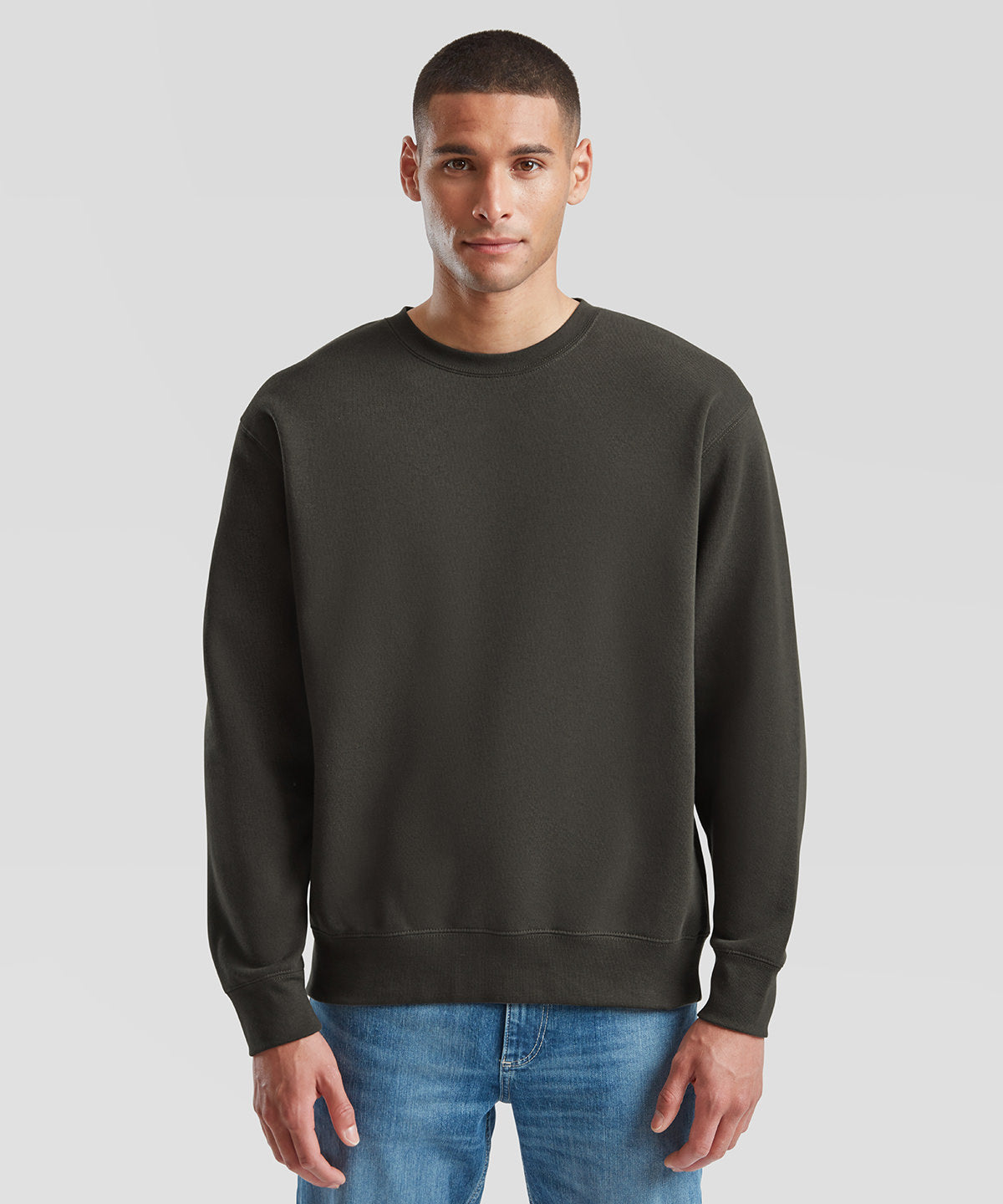Premium 70/30 set-in sweatshirt | black