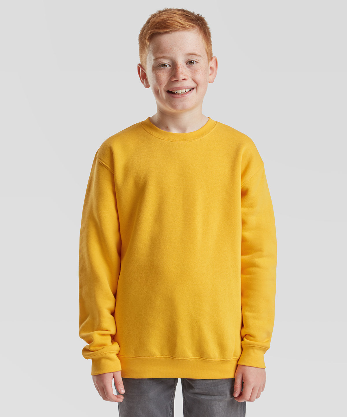 Kids premium set-in sweatshirt | black