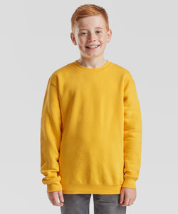 Kids premium set-in sweatshirt | black